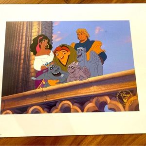 The Hunchback of Notre Dame Exclusive Commemorative Lithograph 1997.